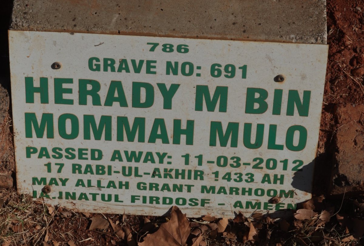 MULO Herady M Bin Mommah -2012
