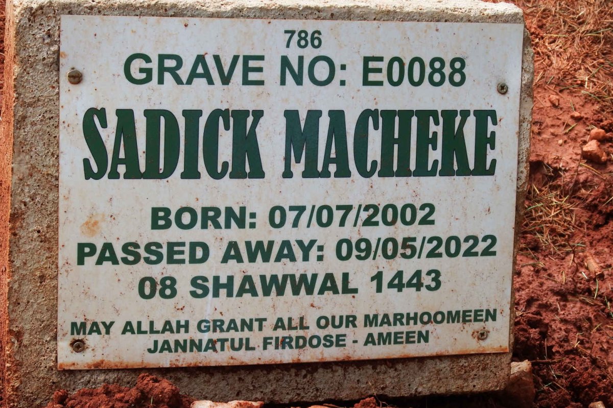 MACHEKE Sadick 2002-2022