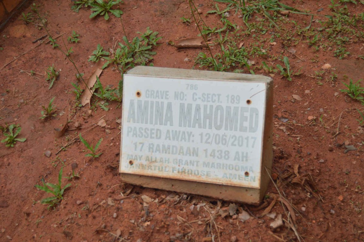 MAHOMED Amina -2017
