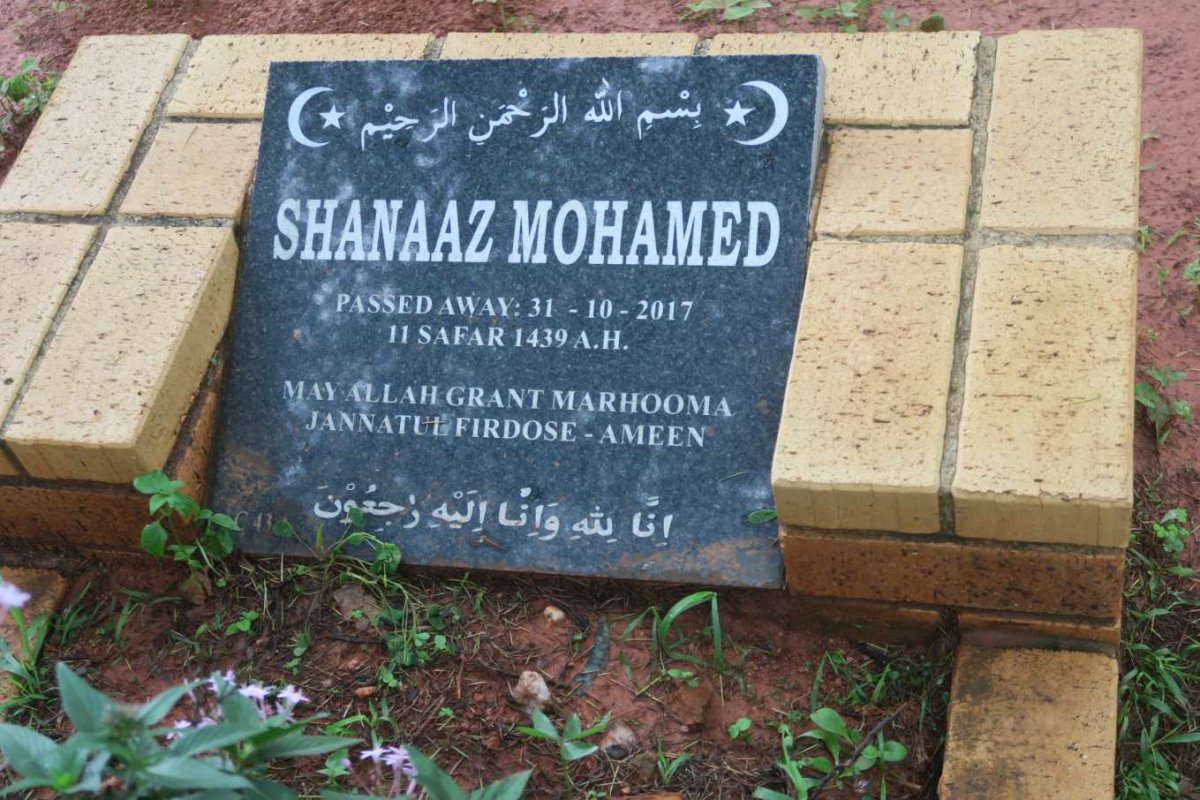 MOHAMED Shanaaz -2017