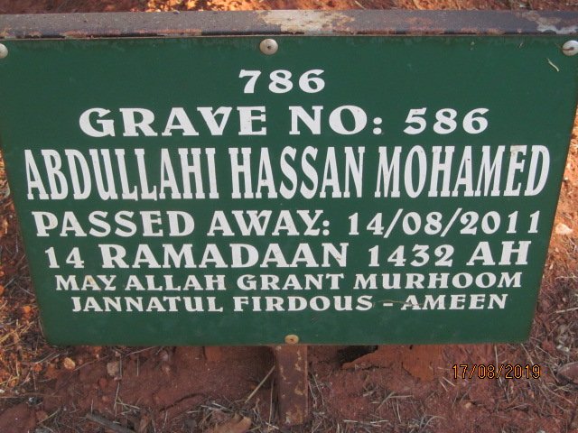 MOHAMED Abdullahi Hassan -2011