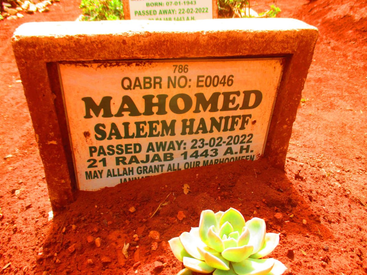 MOHAMED Saleem Haniff -2022