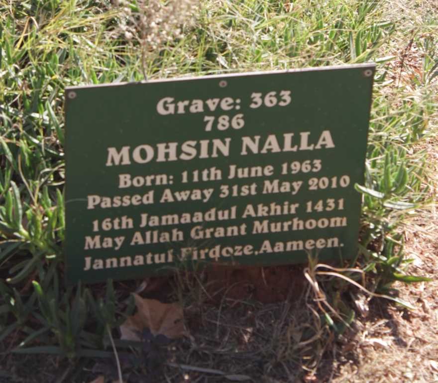 NALLA Mohsin 1963-2010