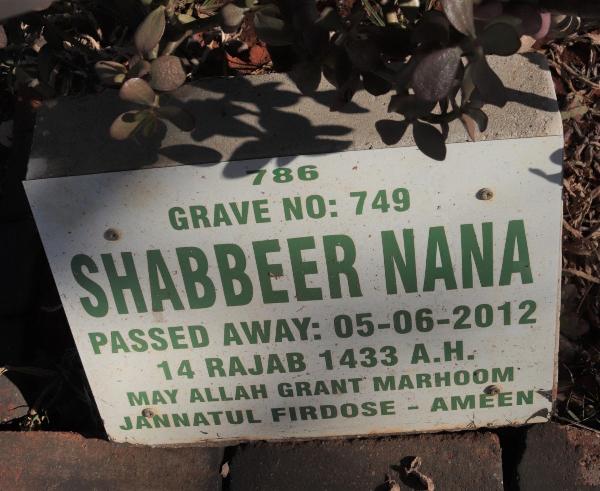 NANA Shabbeer -2012