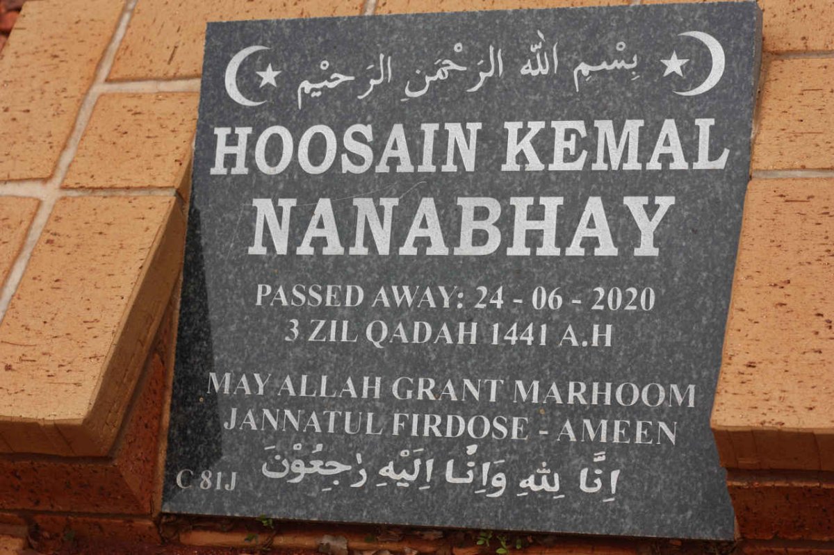 NANABHAY Hoosain Kemal -2020