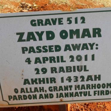 OMAR Zayd -2011