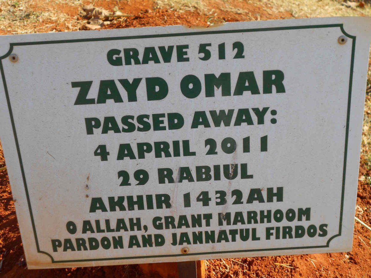 OMAR Zayd -2011