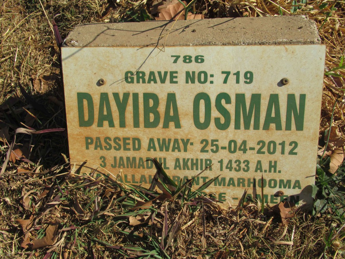 OSMAN Dayiba -2012