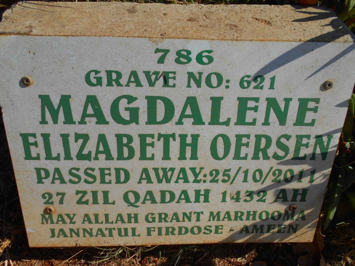 OERSON Magdalene Elizabeth -2011