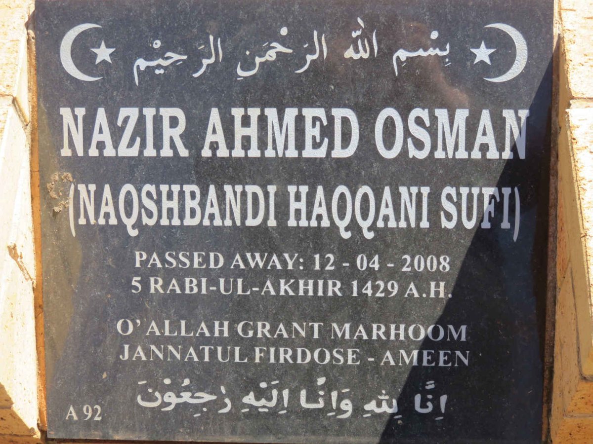 OSMAN Nazir Ahmed -2008