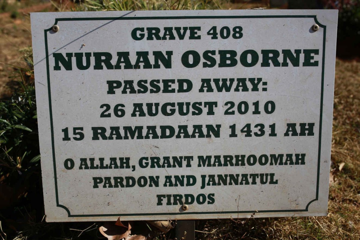 OSBORNE Nuraan -2010