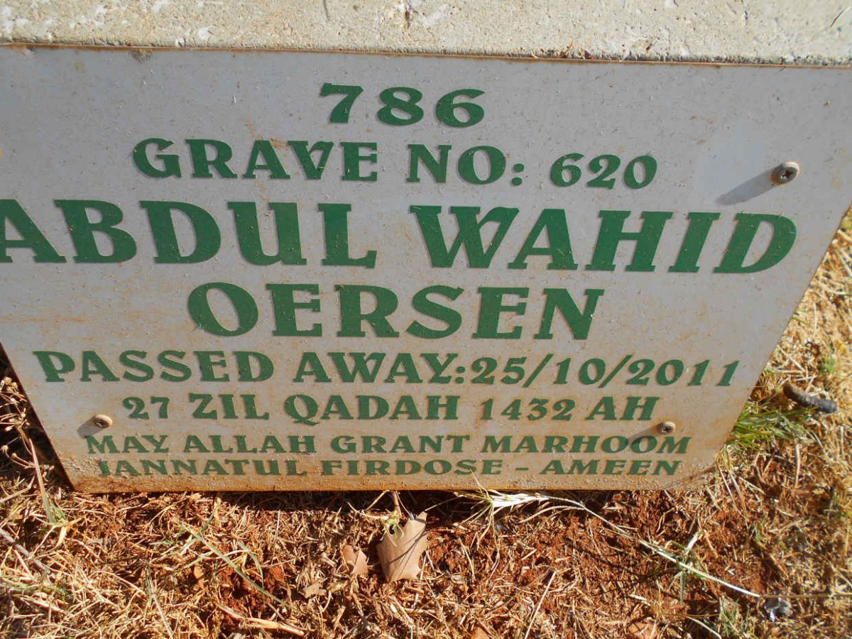 OERSON Abdul Wahid -2011
