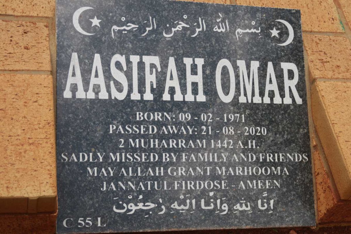 OMAR Aasifah 1971-2020