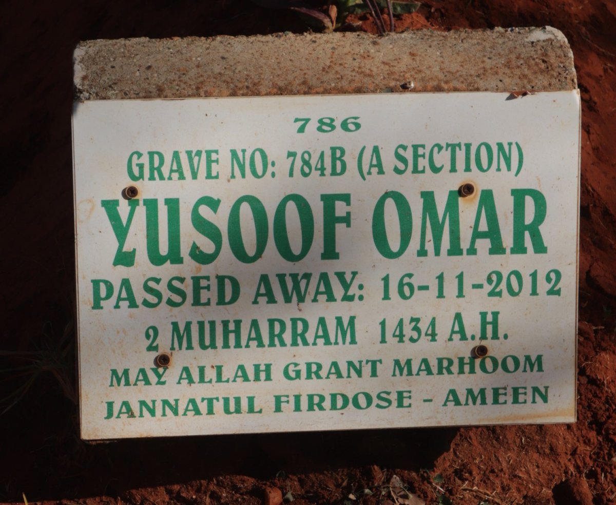 OMAR Yusoof -2012