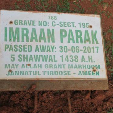 PARAK Imraan -2017
