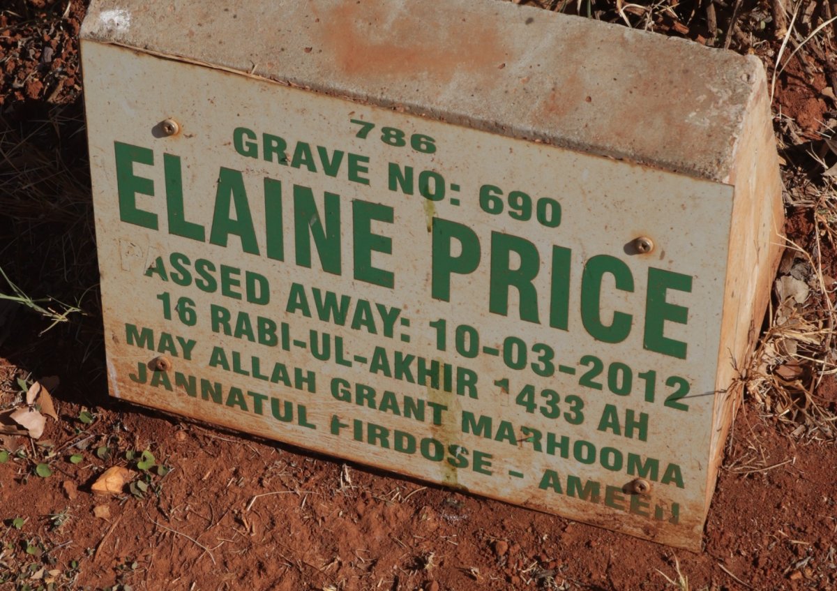 PRICE Elaine -2012