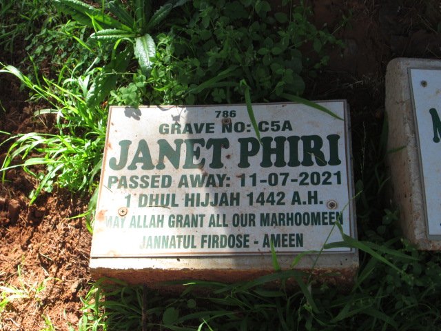PHIRI Janet -2021