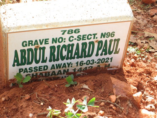 PAUL Abdul Richard -2021