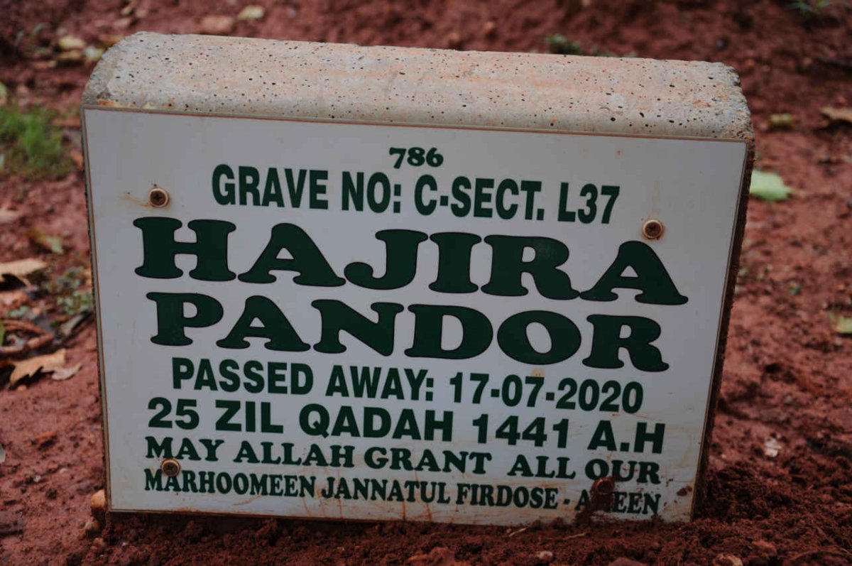 PANDOR Hajira -2020