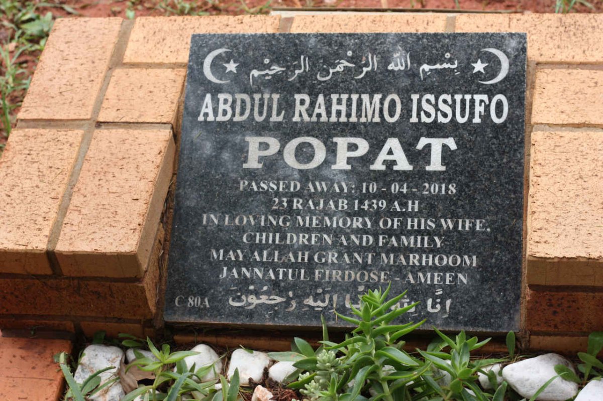 POPAT Abdul Rahimo Issufo -2018