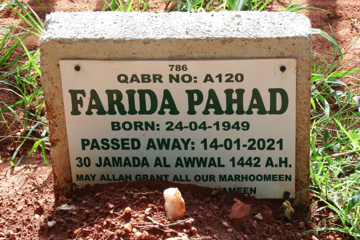 PAHAD Farida -2021