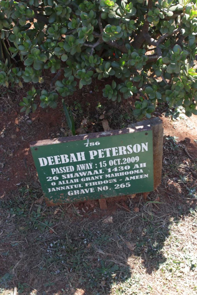 PETERSON Deebah -2009