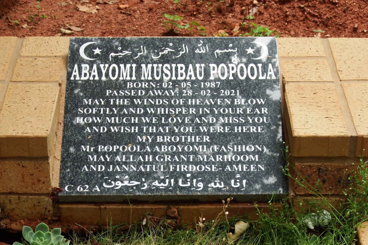 POPOOLA Abayomi Musibau 1987-2001