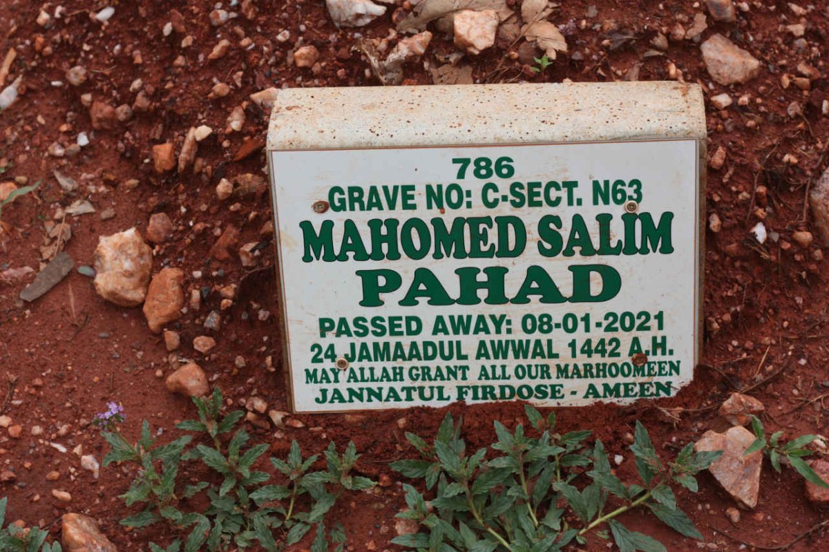 PAHAD Mahomed Salim -2021