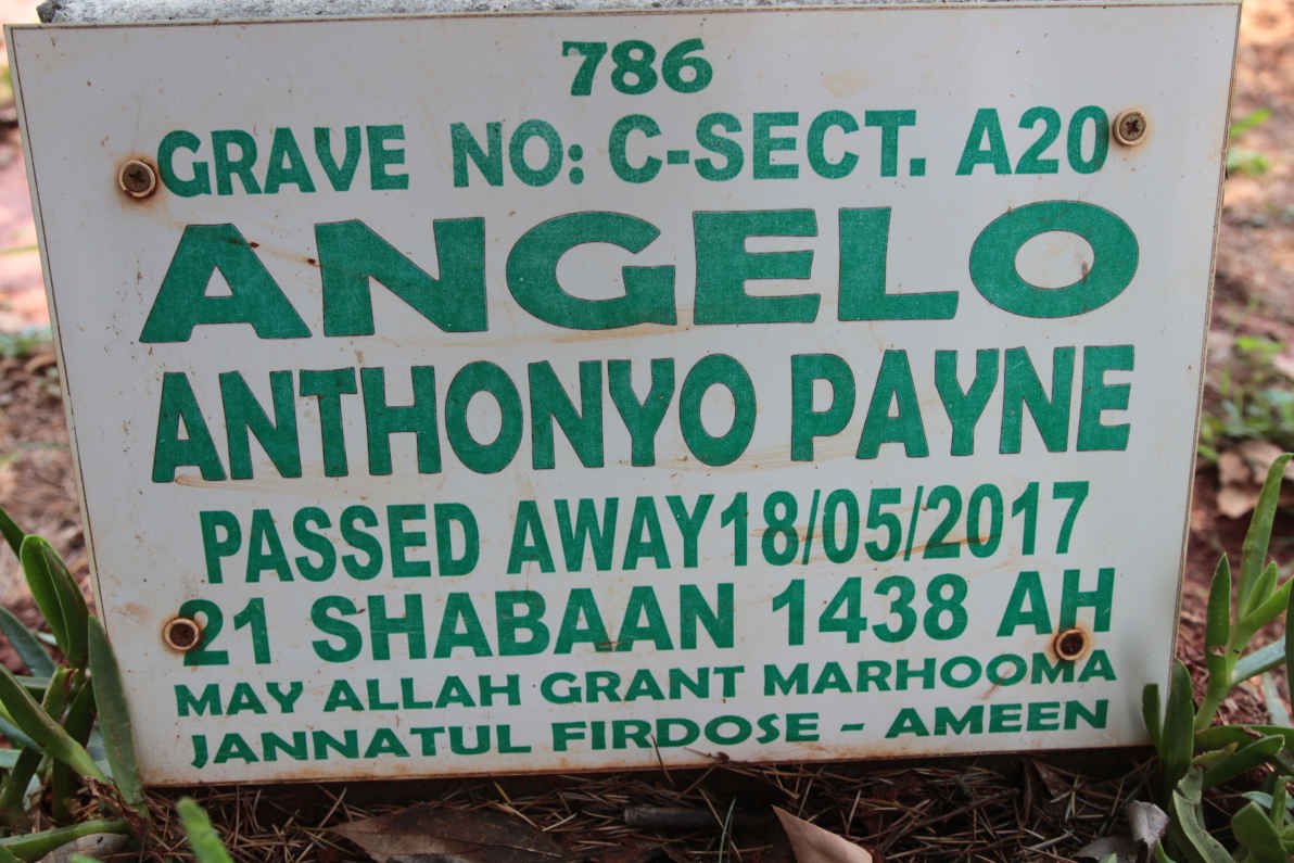 PAYNE Angelo Anthonyo -2017