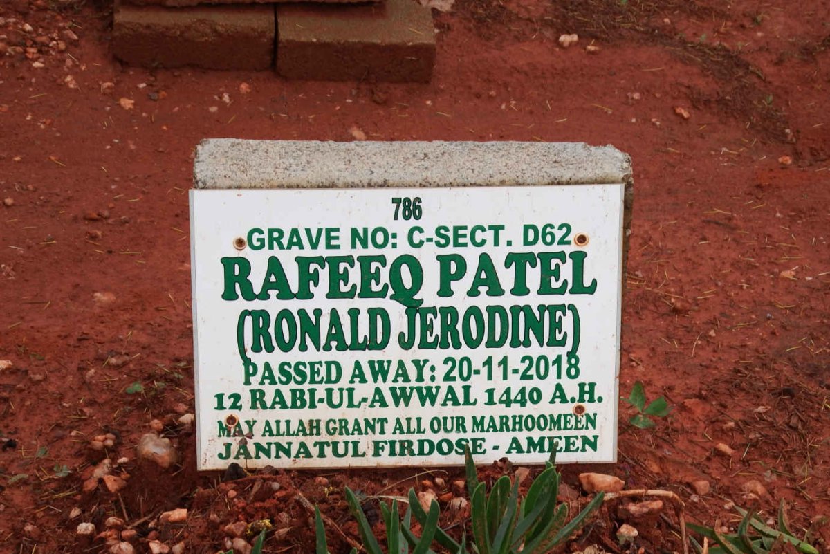 PATEL Rafeeq -2018