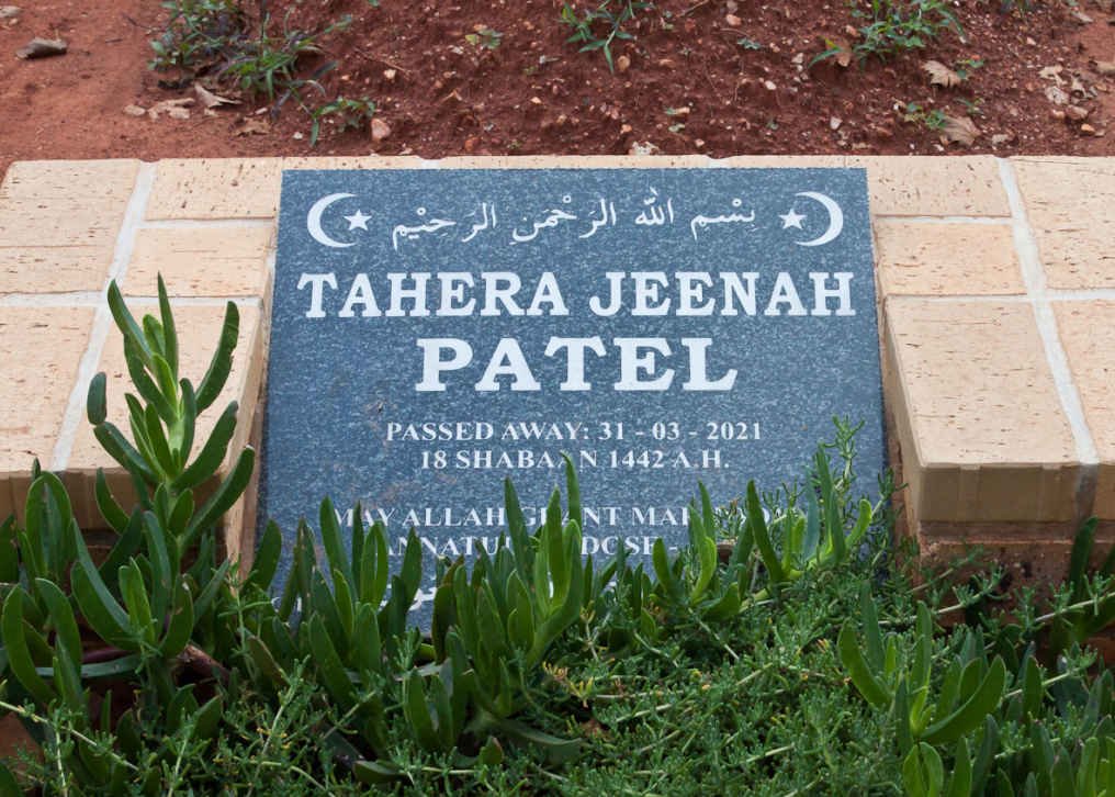 PATEL Tahera Jeenah -2021