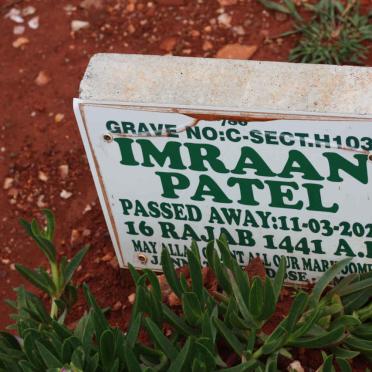 PATEL Imraan -2020