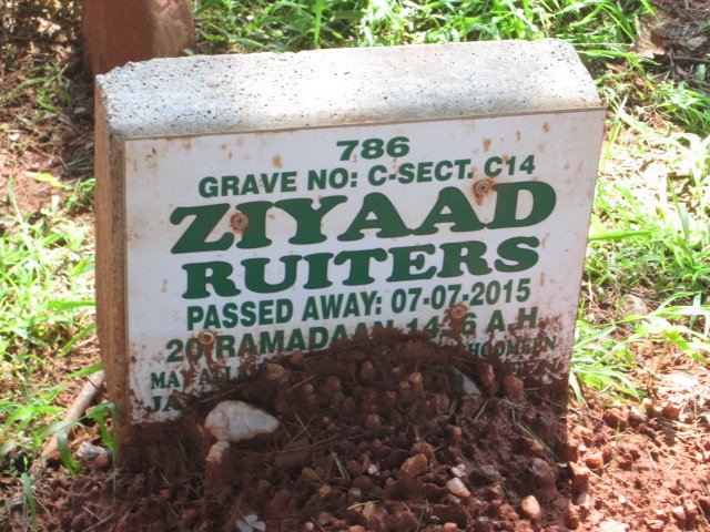RUITERS Ziyaad -2015