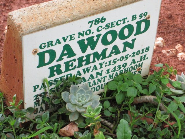 REHMAN Dawood -2018