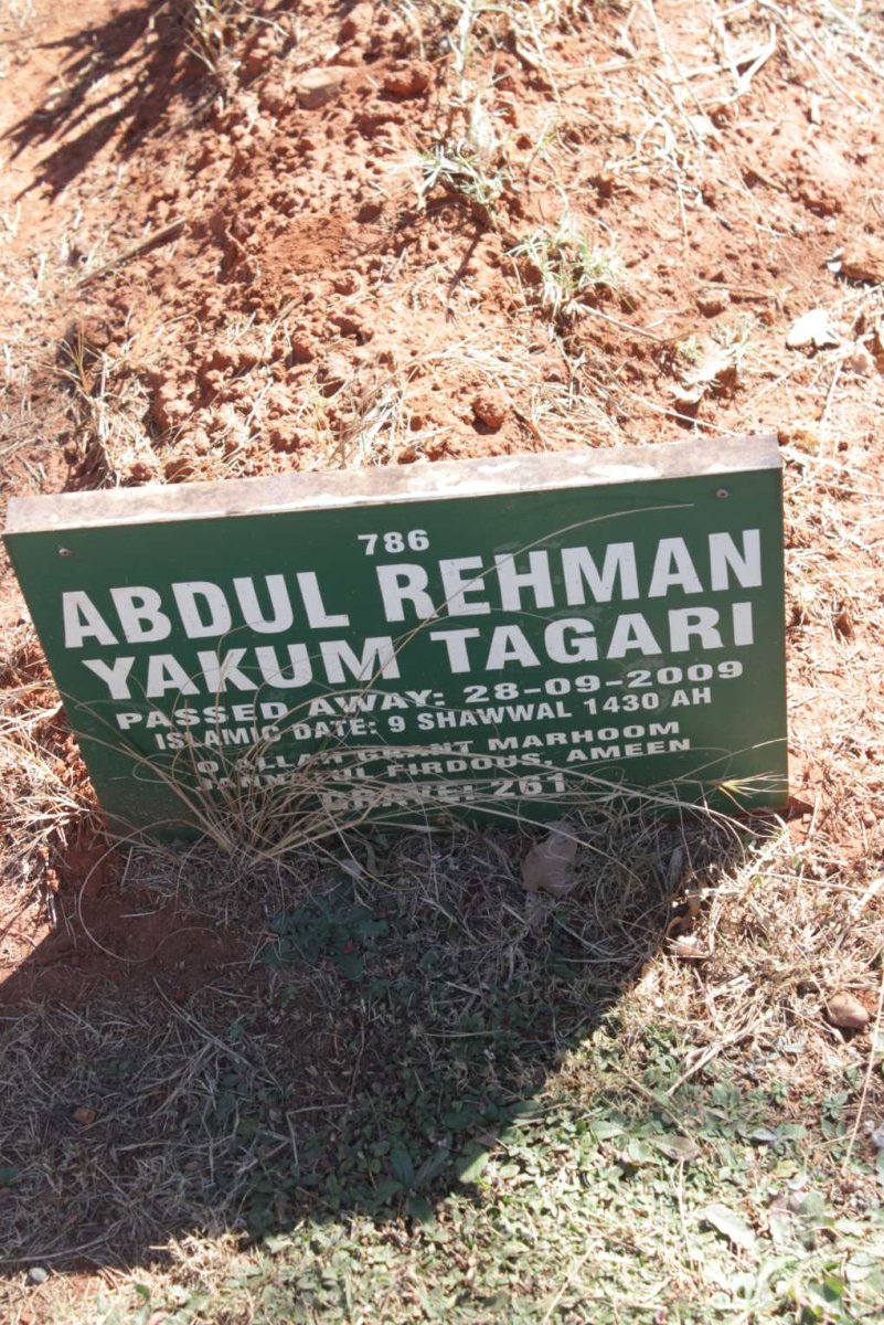 REHMAN Yakum Tagari, ABDUL  -2009