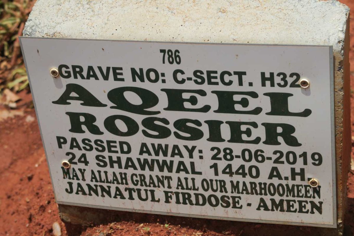 ROSSIER Aqeel -2019