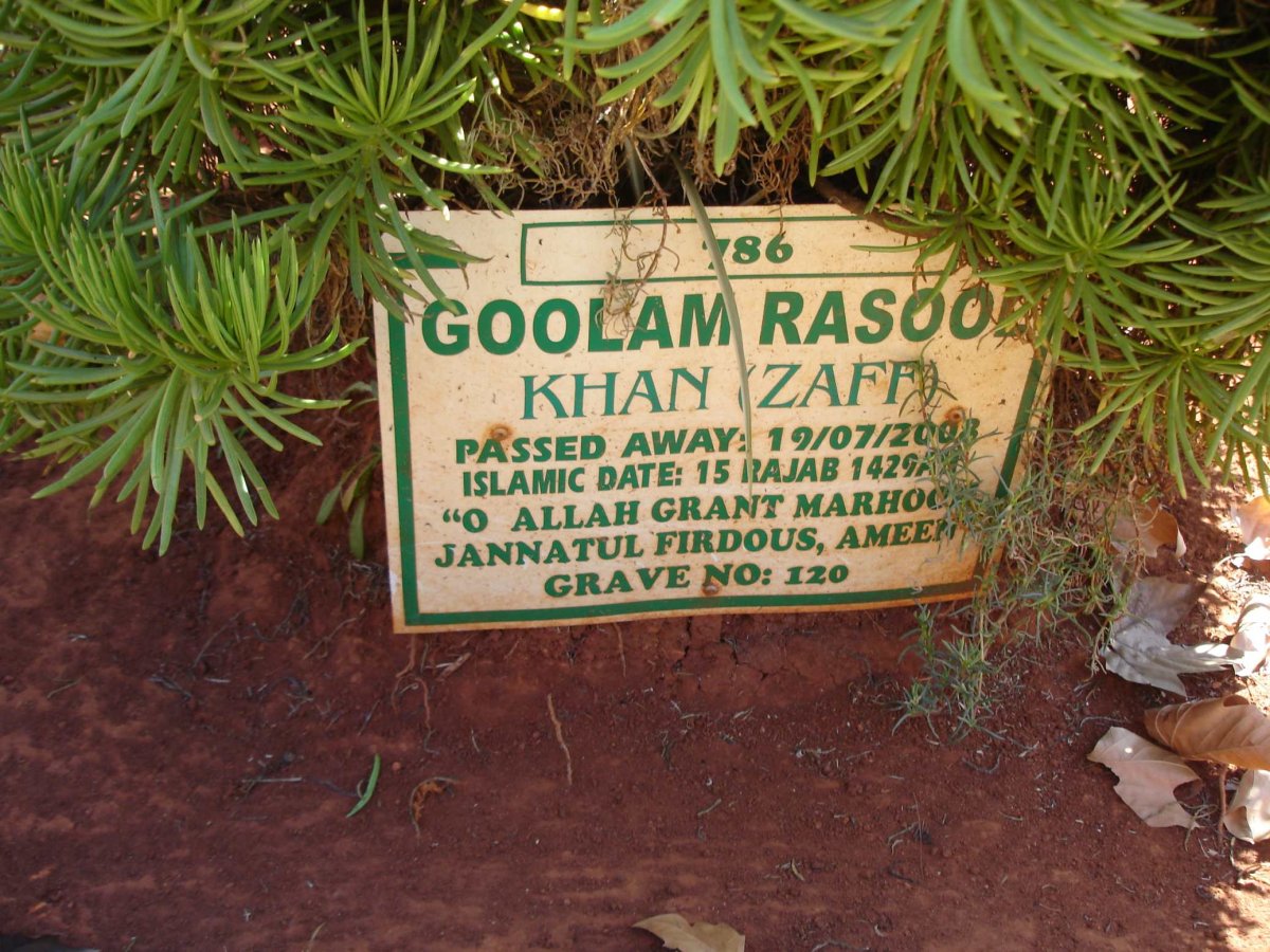 RASOOL Goolam -2008