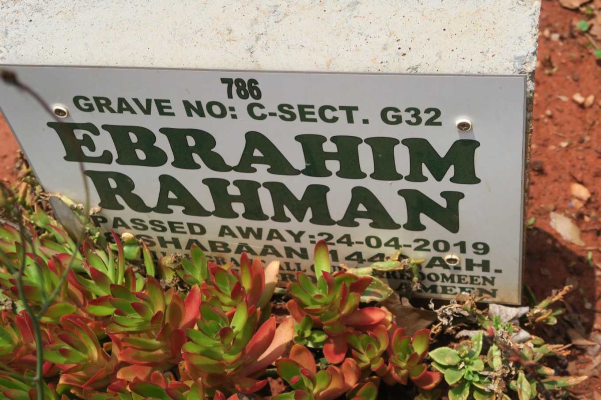 RAHMAN Ebrahim -2019