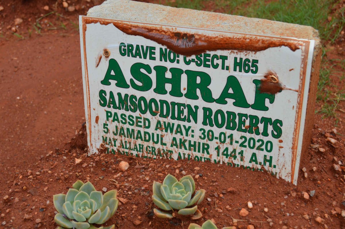 ROBERTS Ashraf Samsoodien -2020