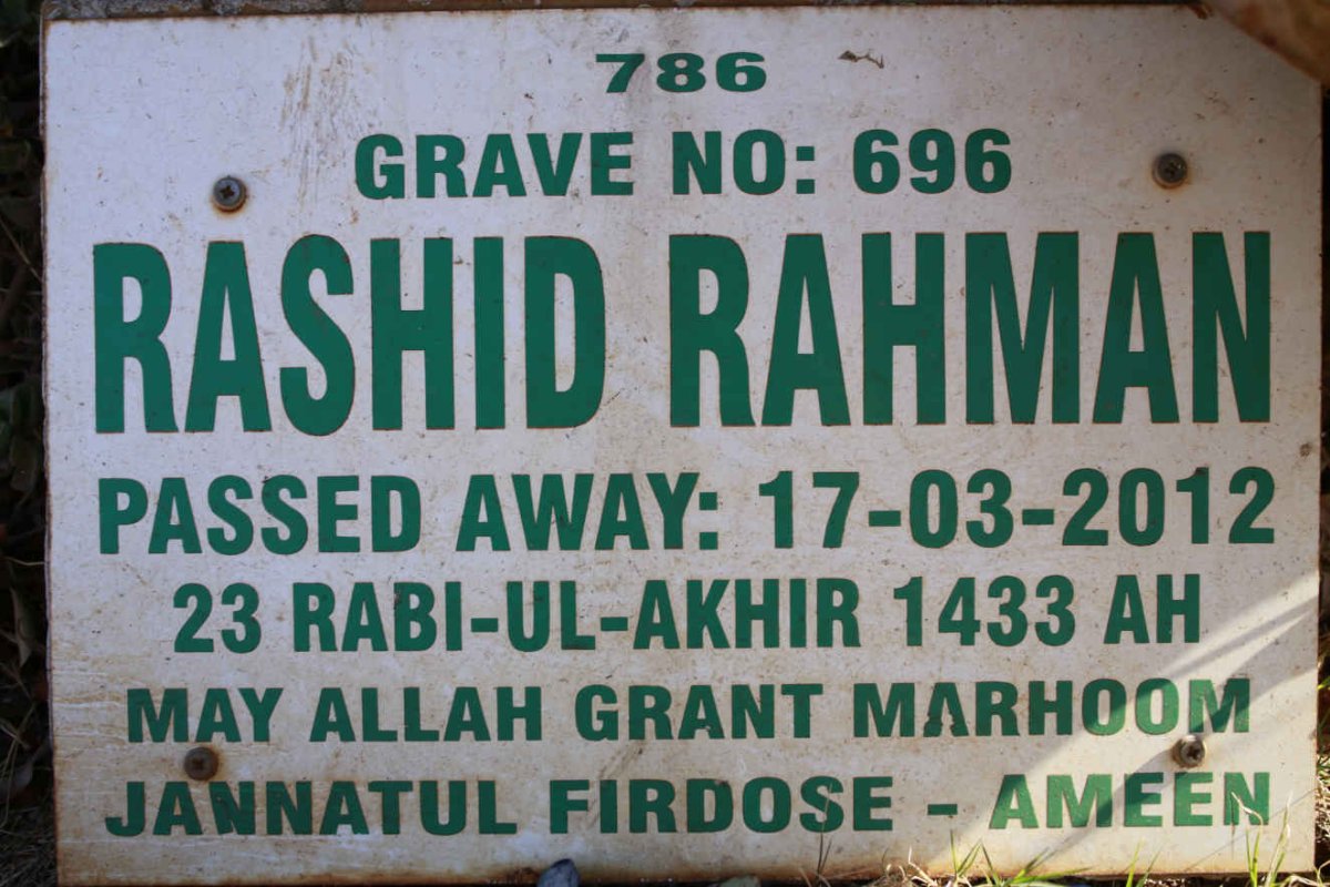 RAHMAN Rashid -2012
