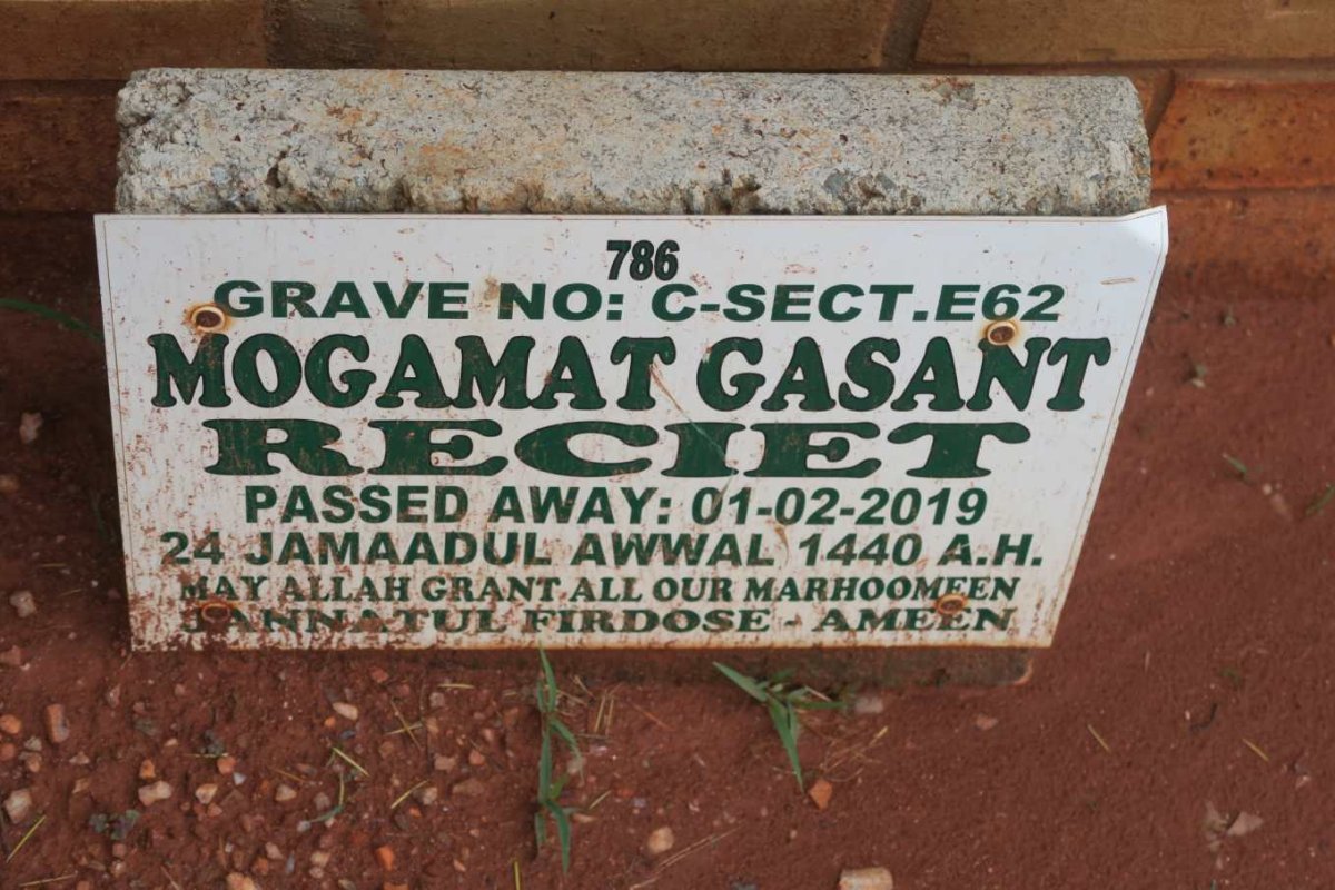 RECIET Mogamat Gasant -2019