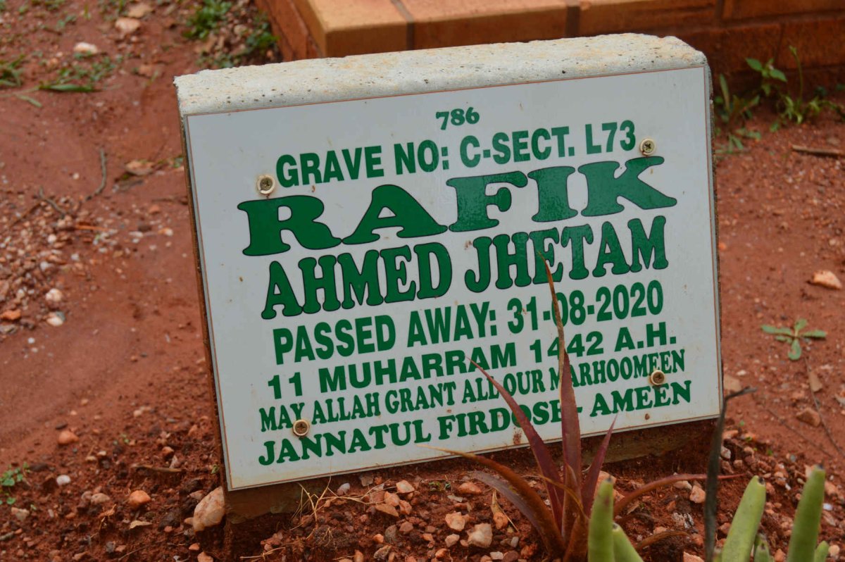 RAFIK Ahmed Jhetam -2020
