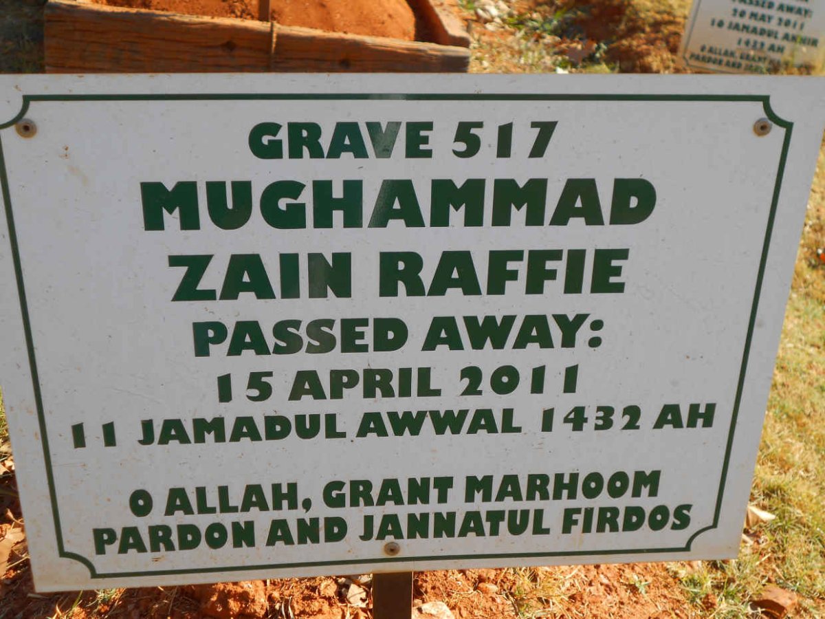 RAFFIE Mughammad Zain -2011