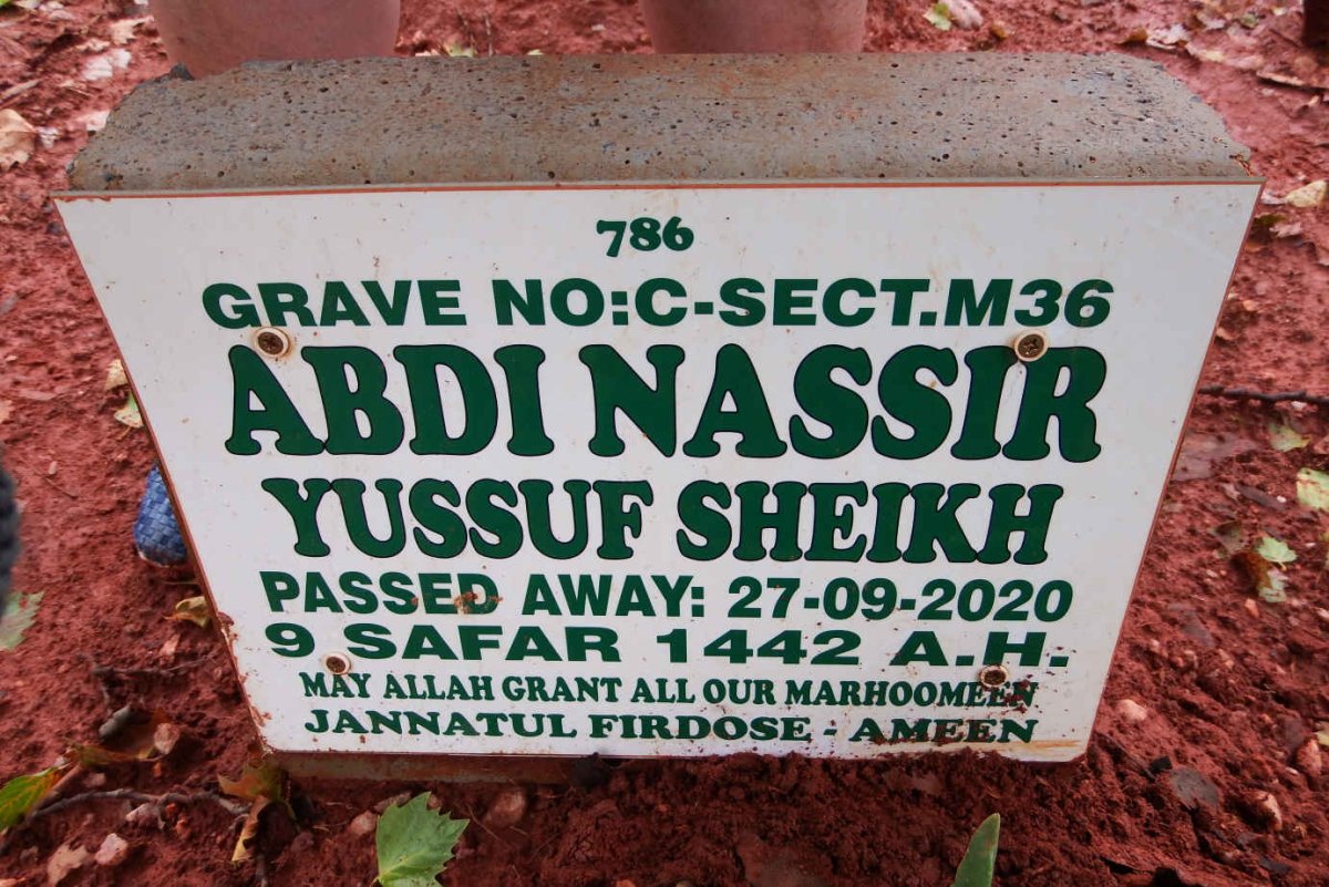 SHEIKH Abdi Nassir Yussuf -2020