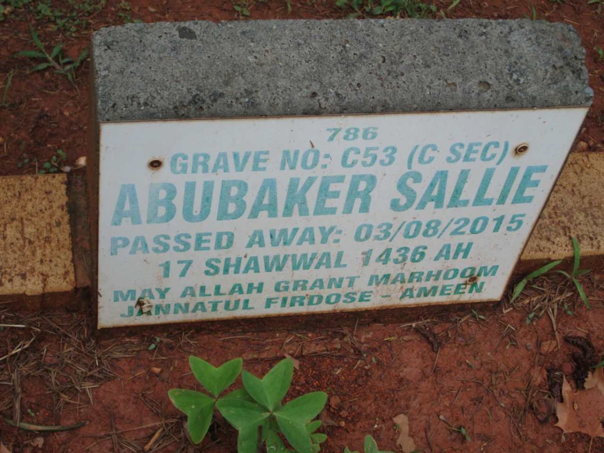 SALLIE Abubaker -2015