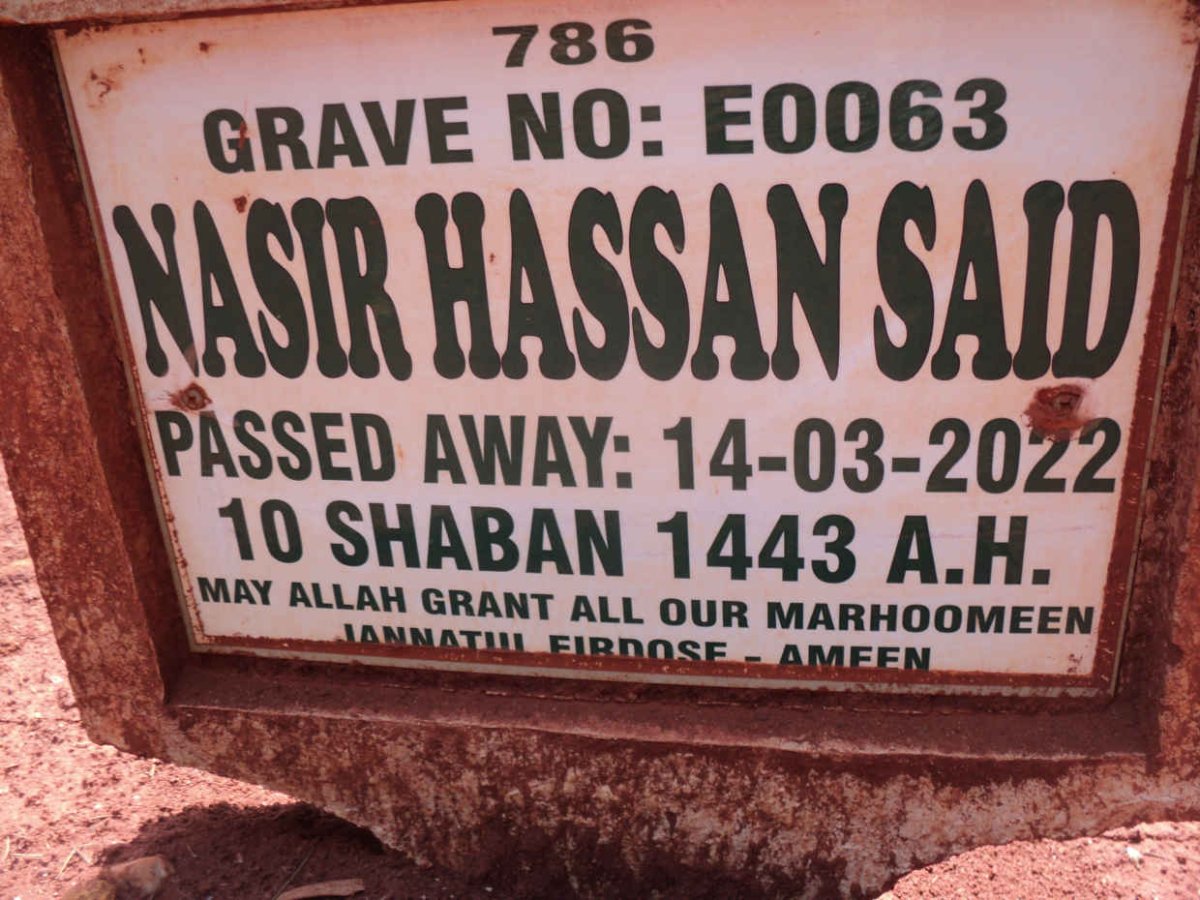 SAID Nasir Hassan -2022