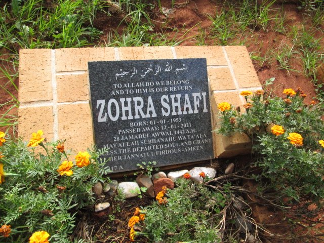 SHAFI Zohra 1953-2021
