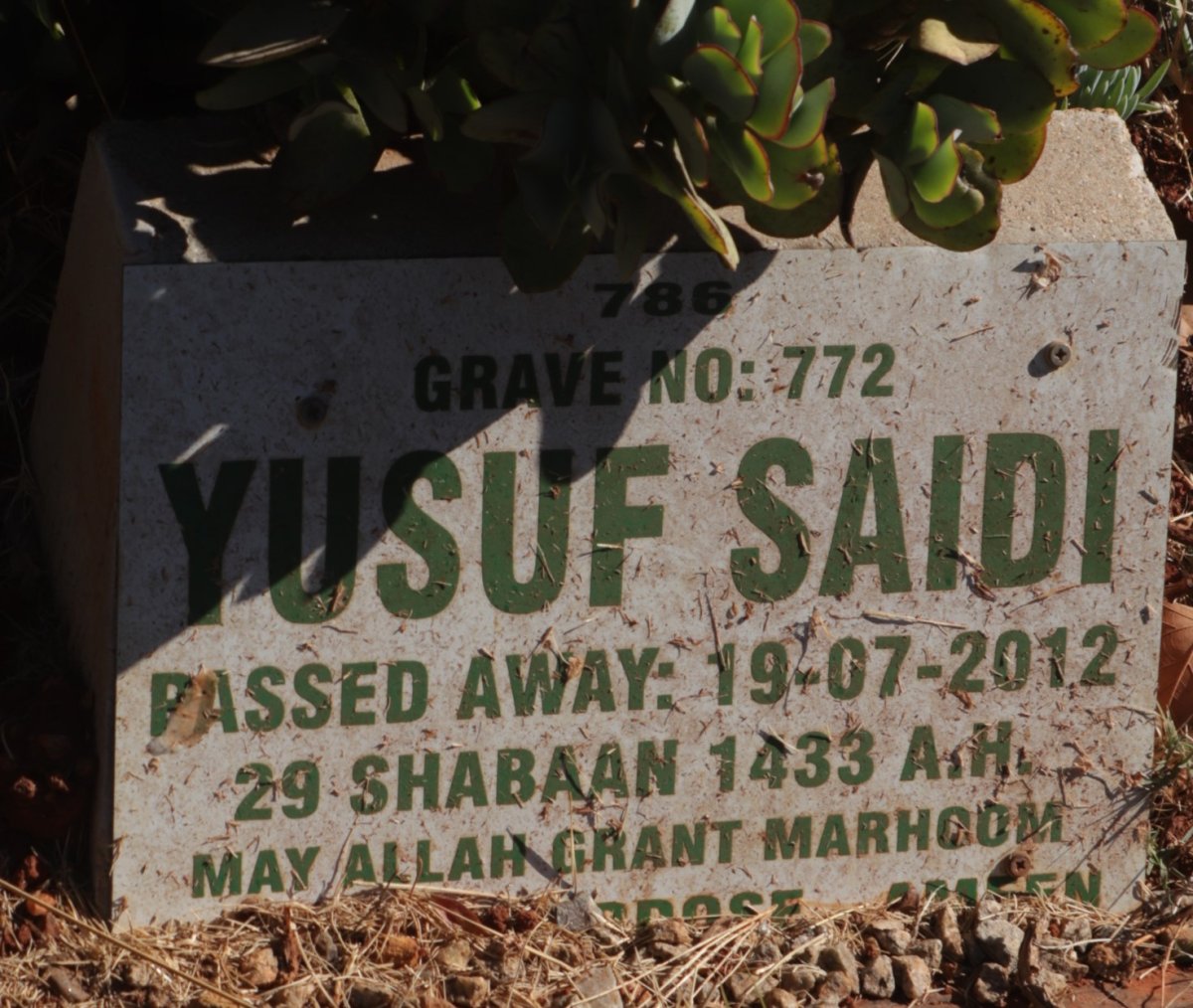 SAIDI Yusuf -2012