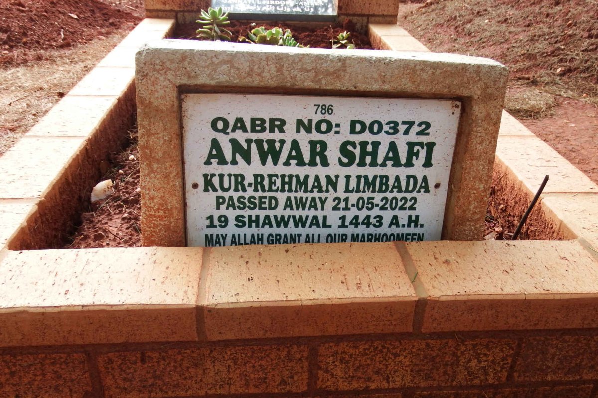 SHAFI Kur-Rehman Limbada, ANWAR -2022