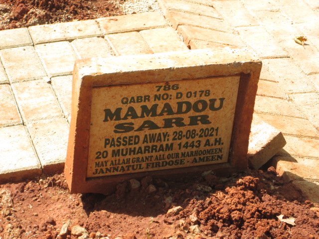 SARR Mamadou -2021